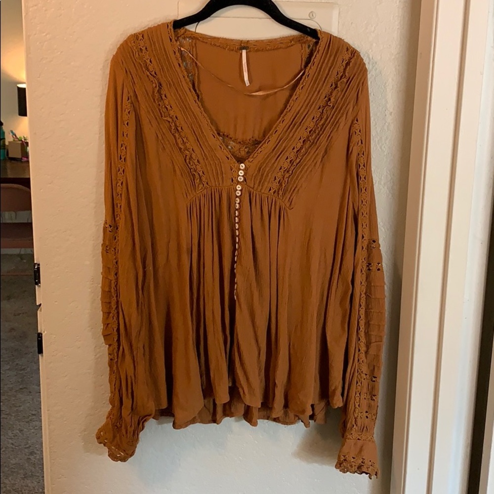 Free people lace long sleeve